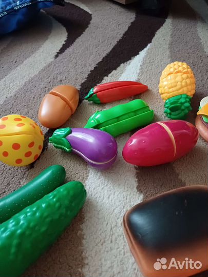 Овощи и фрукты игрушки