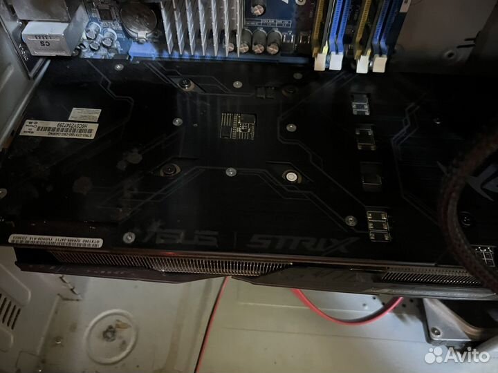 Видеокарта gtx 1060 6gb asus strix