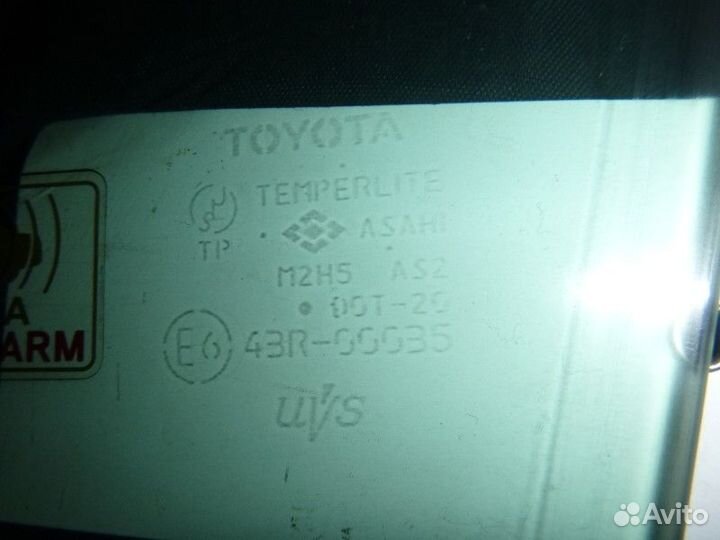 Стекло двери передней левой toyota camry V40 2006