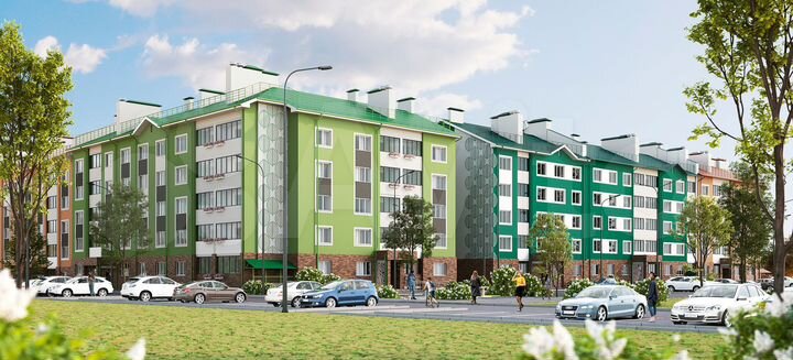 2-к. квартира, 77,4 м², 5/5 эт.