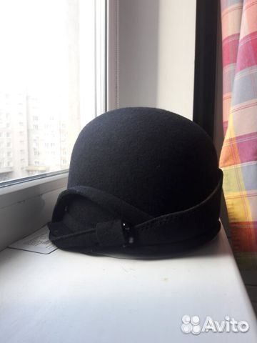 Шляпа женская черная