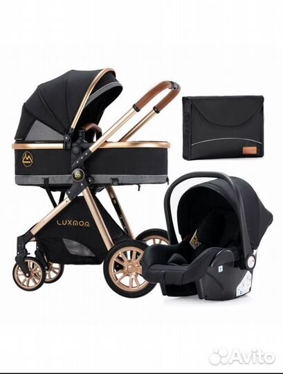 Коляска luxmom 3 в 1