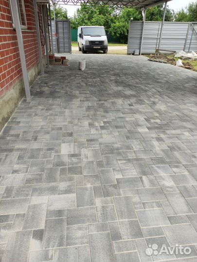 Тротуарная плитка брусчатка