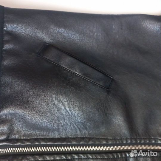 Куртка бомбер пилот детская экокожа Habo 7-9 лет