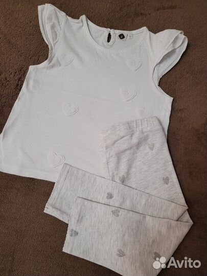 Джинсы и леггинсы для девочки, 104-110