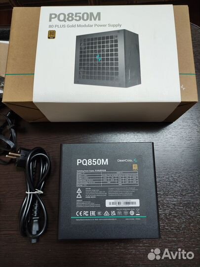 Блок питания DeepCool PQ850M, 850Вт 80+ Gold