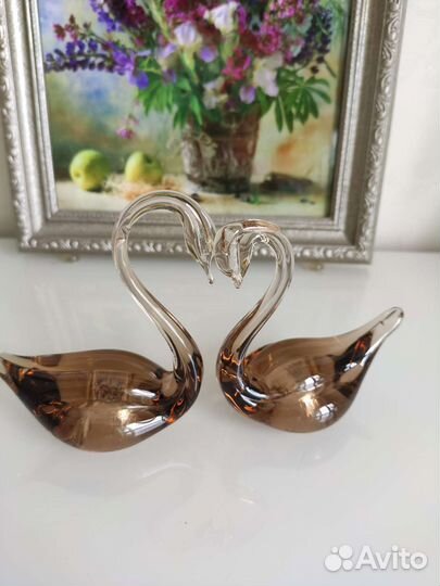 Хрустальные лебеди из СССР