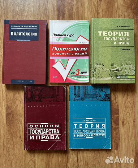 Учебники книги по политологии