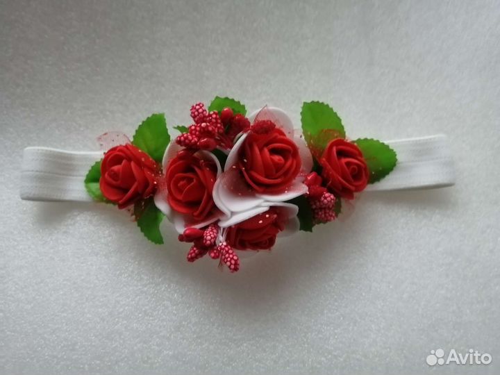 Ободок из фоамирана, ручная работа