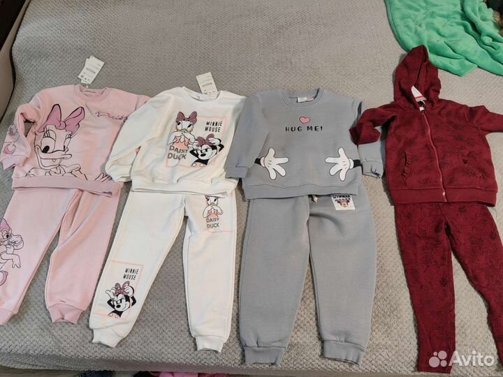 Вещи пакетом для девочки 104.110