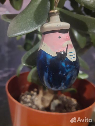 Редкая ёлочная игрушка боцман