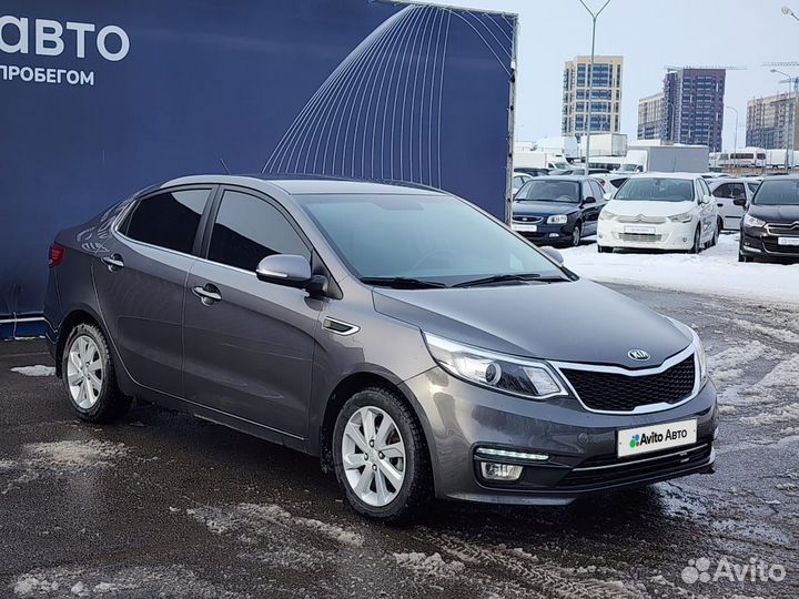 Kia Rio 1.6 AT, 2015, 126 400 км