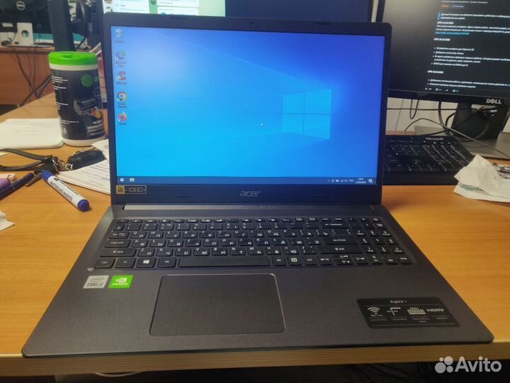 Acer aspire 3 a315 57g 1005g1 mx330, 1тб, ssd, вид