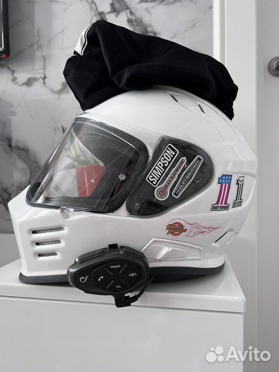 Мотошлем Simpson Venom Harley Davidson edition