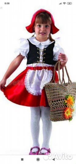 Костюм пиратки/Мальвина/красная шапочка/кукла