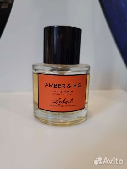 Amber & Fig Label