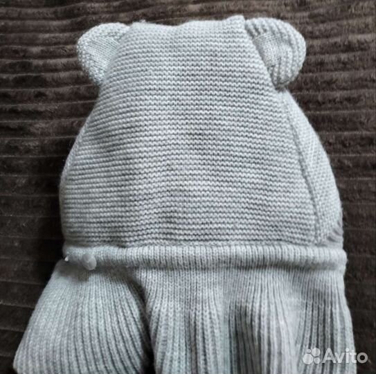 Шапка шлем 44 46 зимняя