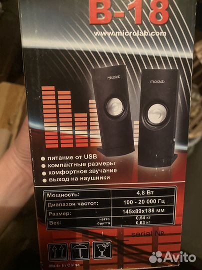 Колонки для компьютера microlab