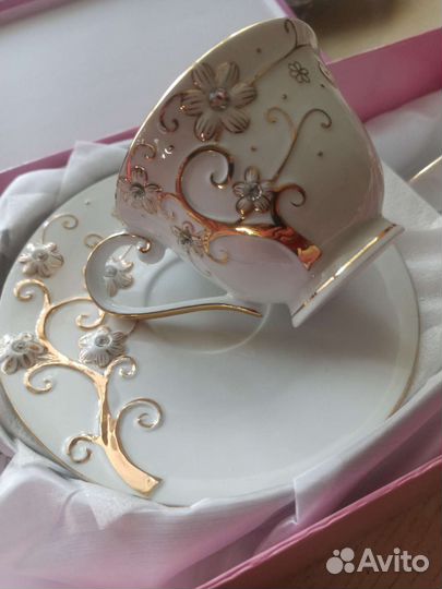 Чайный сервиз новый в коробке Elan gallery