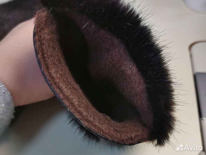 Норковые варежки