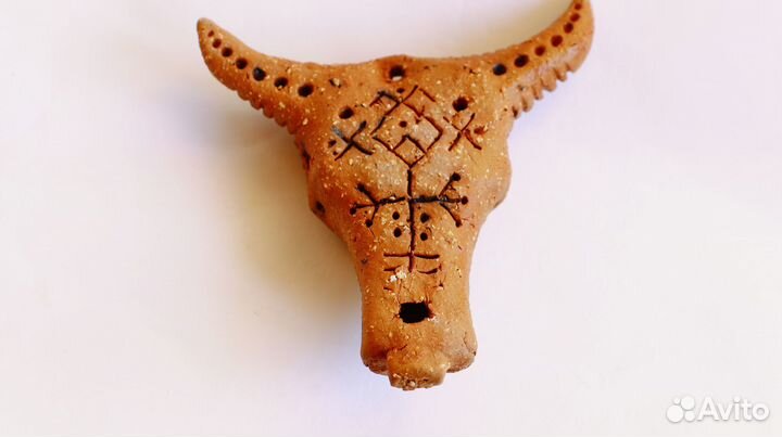 Свистулька. Череп Буйвола