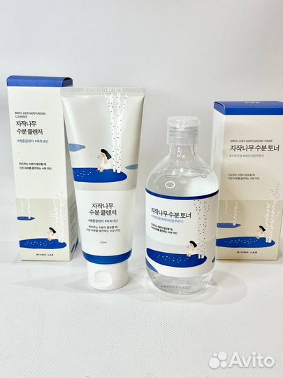 Пенка тонер увлажняющая Round Lab Birch Juice