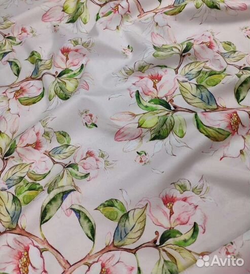 Ткань Ниагара с принтом на отрез