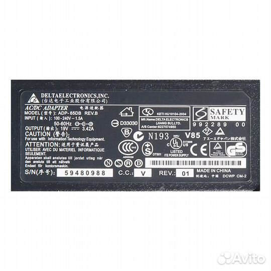 Блок питания (зарядка) для ноутбука Asus A6, F2, F