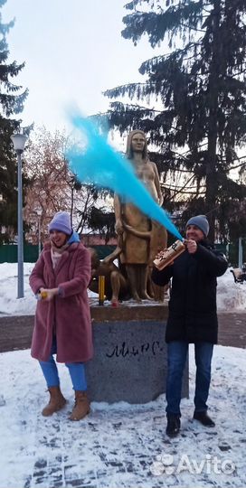 Огнетушитель - баллон на Гендер Пати Gender Party