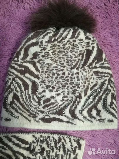 Комплект шапка и шарф