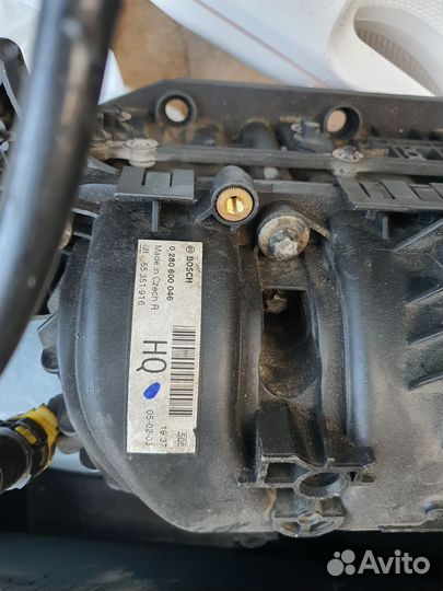 Впускной коллектор opel corsa d