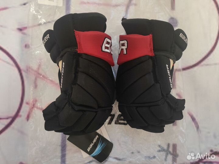 Новые Bauer Pro хоккейные перчатки Chicago 13