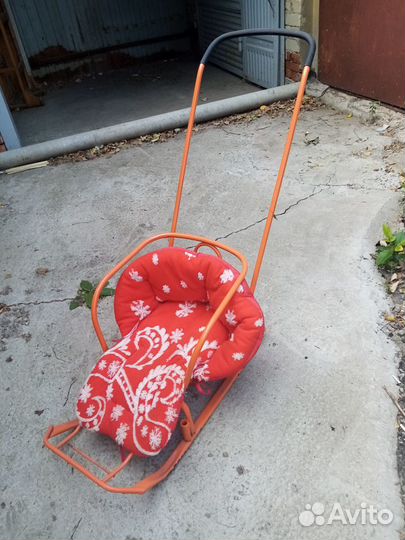 Санки с сидушкой