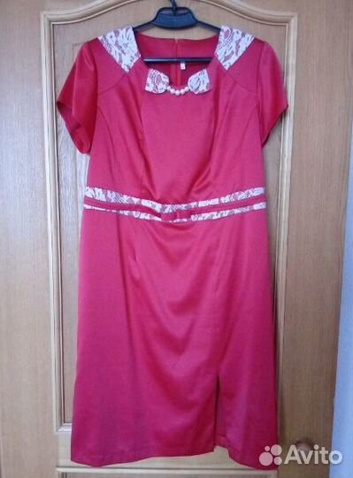 Праздничный новый костюм платье и жакет 50-52