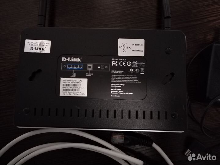 Wi-Fi роутер D-link DIR-615