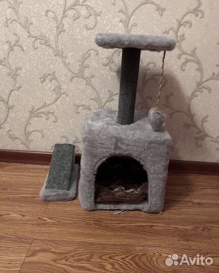 Домик для котенка/кошки с когтеточкой