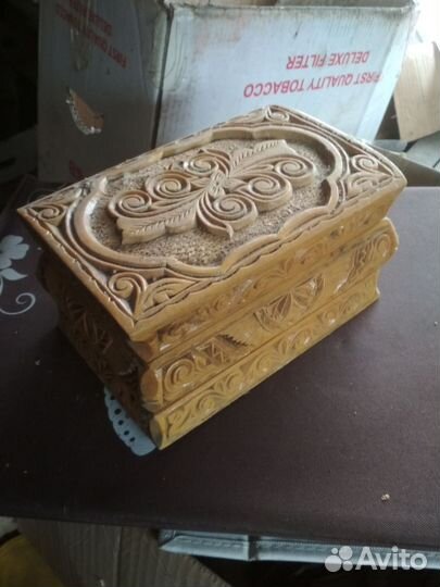 Шкатулка деревянная СССР