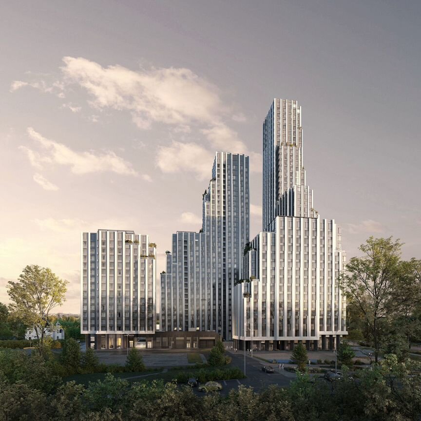 2-к. квартира, 77,2 м², 4/43 эт.