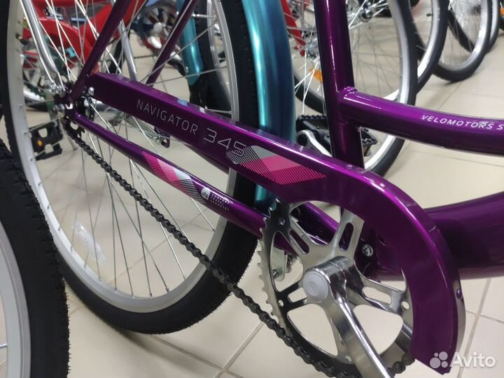 Велосипед 28 Stels Navigator 345 пурпурный