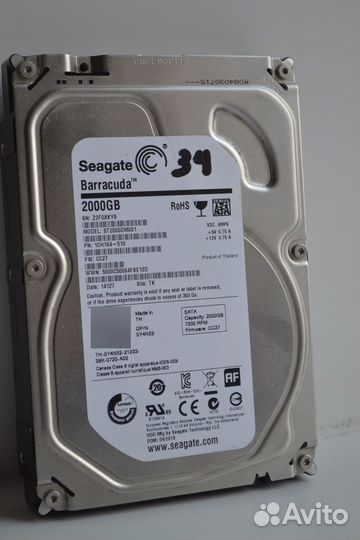 Жесткий диск 2 тб 3.5