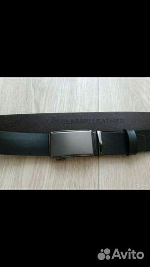 Мужской кожаный ремень 100