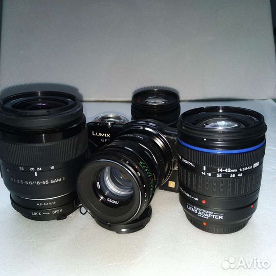 Гелиос-44 с адаптером Micro 4/3