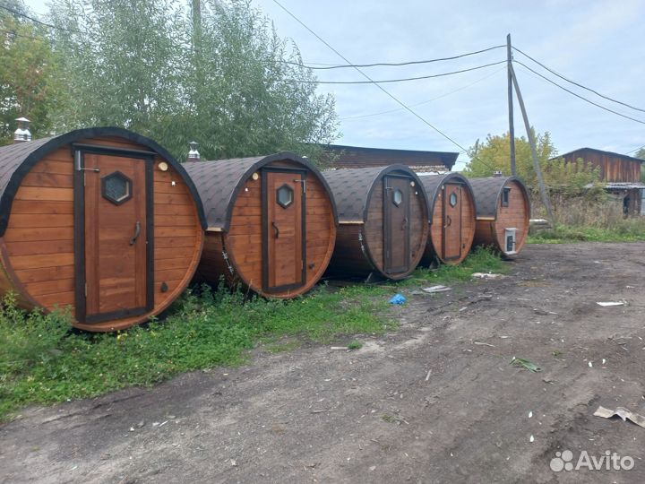 Баня бочка