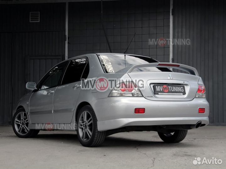 Юбка заднего бампера Sport на Mitsubishi Lancer 9
