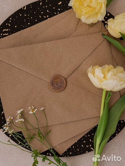 Крафтовый конверт А6 114х162