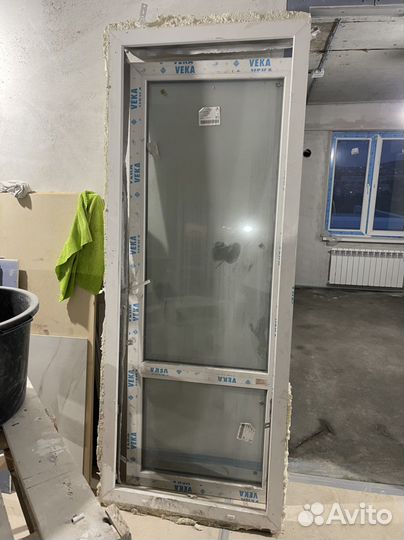 Дверь балконная пвх бу