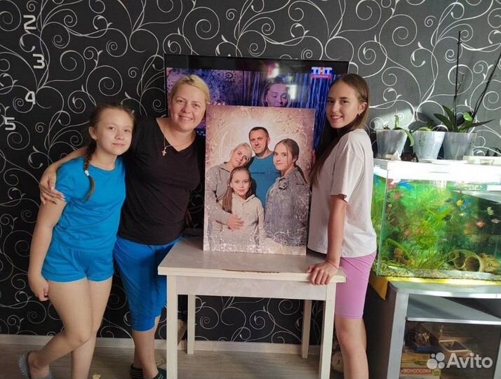 Портрет по фото / Картина на заказ