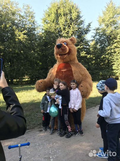 Ростовой медведь на праздник, медведь Потапыч
