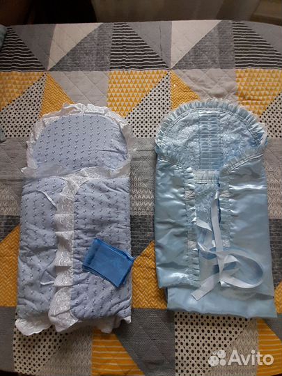 Конверт на выписку летний для мальчика