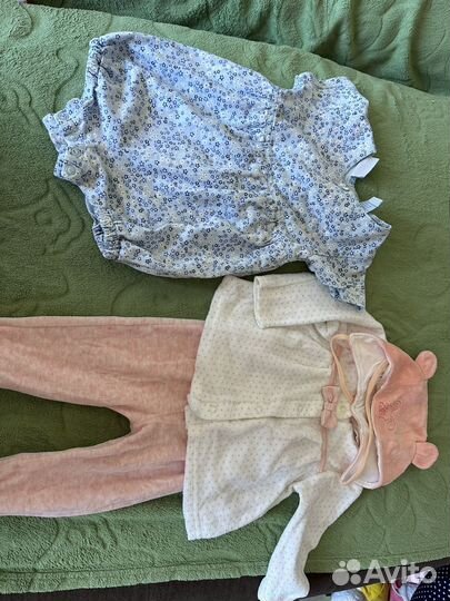 Веши пакетом на девочку до 6-7 месяцев